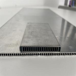 Buy cheap Flat Aluminum Extruded Tube Micro Multichannel Thickness 1 - 4mm from wholesalers