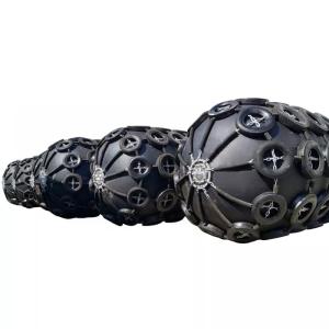 ISO17357 1:2014 Pneumatic Inflatable Rubber Fender 3.3*6.5M 80kPa For STS