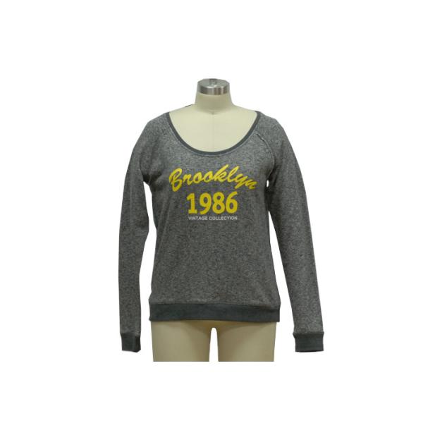 Quality Lady Casual Sweatshirt , Long Sleeve Sweatshirt With Printing for sale