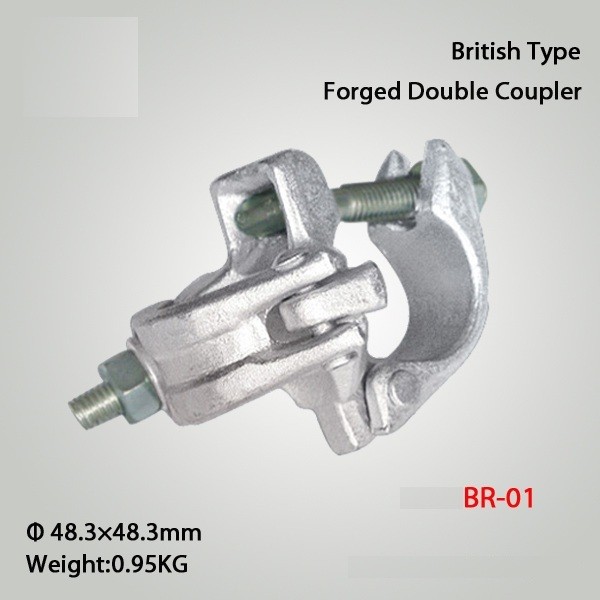 Buy cheap British Type Scaffolding Couplers Drop Forged Double Fixed Coupler from wholesalers