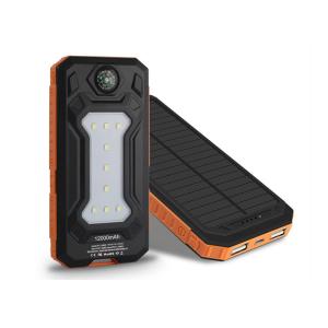 Buy cheap Compass Equipped Solar Powered Portable Charger With Camping Lamp from wholesalers