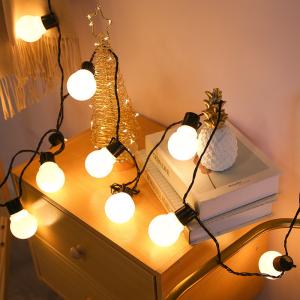 Buy cheap Globe String Lights Outdoor with Remote 16 ft 20 Led Fairy Lights Twinkle Lights for Wedding Bedroom Porch Patio Valentine 2021 from wholesalers