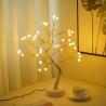 Buy cheap 108 LED USB 3D Table-Lamp Copper Wire Christmas Fire Tree Night Light for Home Holiday Bedroom Indoor Kids Bar Decor Fairy Light from wholesalers