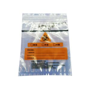 ziplockk Recyclable Reusable Bags Clear LDPE Biohazard Specimen Bags
