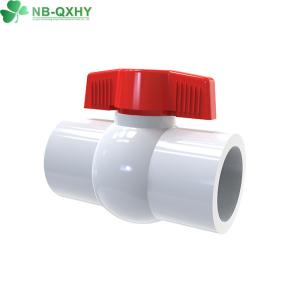 Buy cheap Swimming Pool Water Pipe Connector PVC Plastic Ball Valve with Flexible Structure from wholesalers