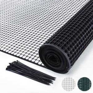 China Plastic Hardware Mesh Netting, Garden Netting, Temporary Fence, Tree Guards, Safety Net For Balcony, Deck, Stair Railing, Animal Barrier, Poultry, Deer, With 50 Zip Ties on sale