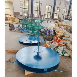 Buy cheap Turntable Device Laying Bracket Vertical Type Wire Reel Stand Stringing Construction Tools from wholesalers