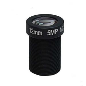 Economic 1/2.5" 3.6mm/6mm/8mm/12mm/16mm F2.0 5MP M12 Mount IR MTV Lens for
