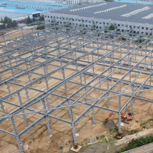 Gable Frame Steel Structure Warehouse for Large Span Buildings