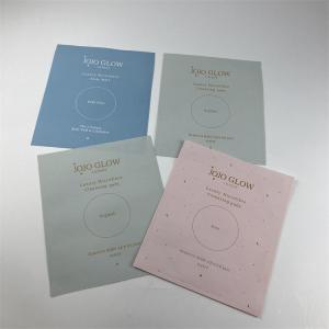 Digital Printed OEM Reusable PLA Compostable Sachet Flat Bag For Make Up