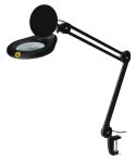 Buy cheap magnifier lamp  5inch 127mm lens magnifying led light ESD safe Clamp Mount Metal Swing Arm from wholesalers