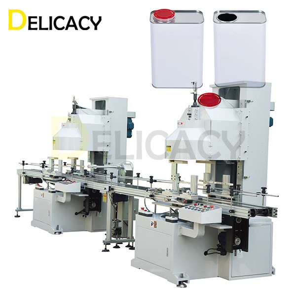 Quality 2.2KW 1L Square Tin Can Seaming Machine Customized Color for sale