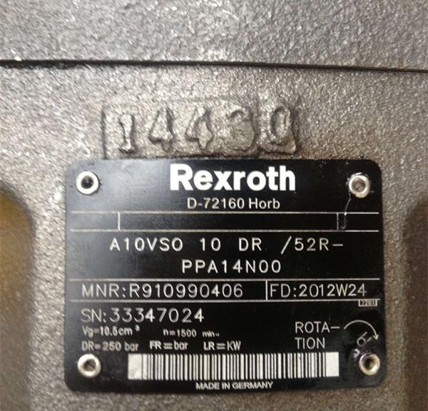Rexroth Hydraulic Piston Pumps A10VSO10DR made in China used for industrial