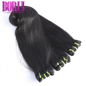 Buy cheap Soft  Funmi Bone Double Drawn Human Hair Hook Curly Dyed Bleach No Tangling from wholesalers