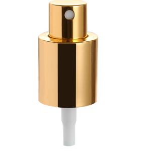 Buy cheap 24mm High Gold Aluminum Mist Sprayer For Plastic Bottle from wholesalers