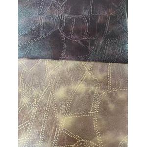 Buy cheap Embossed Pvc Coated Polyester Fabric Waterproof Faux Recyclable product