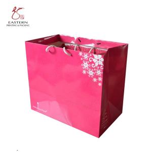 Buy cheap Eco Friendly Pink Paper Bags With Handles For Clothes from wholesalers