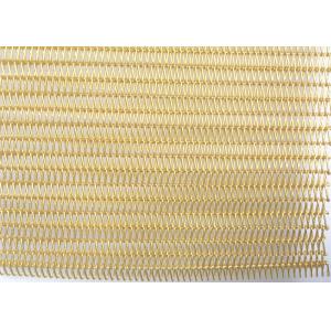 Buy cheap Spiral Fabric Decorative Wire Mesh In Antioxidant Brass For Shade Screens from wholesalers