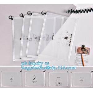 Custom transparent pp slider bag with air hole, writable zip lock bags with
