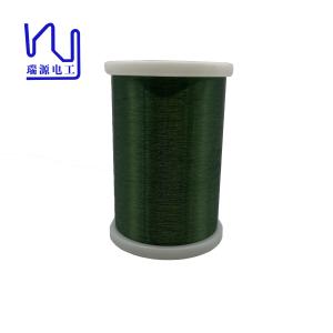 Buy cheap 20 - 56 Awg Varnished Enamelled Copper Wire 0.4mm - 0.8mm Green Super Fine Insulated from wholesalers