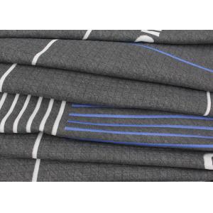 Waterproof Jacquard Mattress Fabric Polyester Home Textile Polymer Air Layer