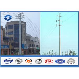 Buy cheap 10KV Three Circuits Transmission Electrical Power Pole Polygonal with Steel from wholesalers