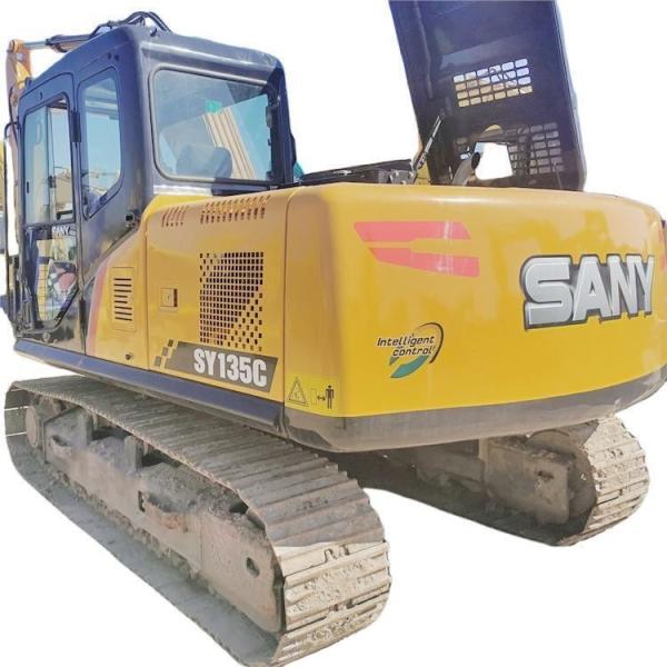 Quality Sell Sany SY135 Crawler Chain Excavator with Original Hydraulic Pump and ISUZU Engine for sale