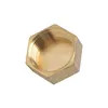 Buy cheap Compression Female Brass Pipe Cap Npt Pipe Plug 1/2