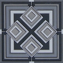 Buy cheap 8 " X 8 " Patterned Ceramic Floor Tiles Antifouling For Bathroom And Kitchen from wholesalers