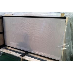 Buy cheap Safety Tempered Glass for Solar Panels 3.2mm low iron with black boarder printing from wholesalers