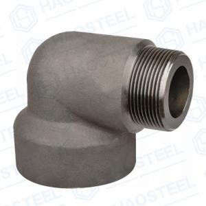 Buy cheap Forged Socket Internal External Threaded Elbow CNC Machining ASME B16.11 from wholesalers