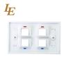 Buy cheap 120 Type Us Style Design OEM ODM Rj45 Faceplate 4 Port from wholesalers