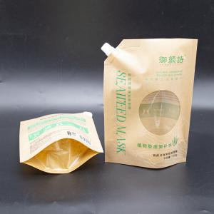 Customizable Capacity 250ml/500ml/1000ml Spout Pouches With Transparent Windows