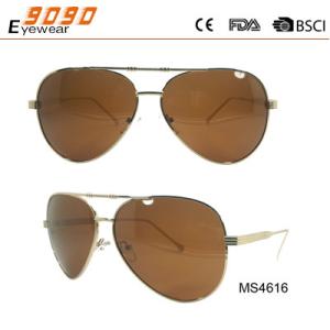 Buy cheap Sunglasses with metal frame, new fashionable designer style, UV 400 Protection Lens from wholesalers