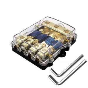 Buy cheap 50A CSA Rated 2 3 4-Way Fuse Holder Copper Distribution Block for Car Audio Amplifier from wholesalers