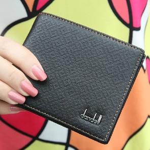 Buy cheap pu men wallet casual short purse for men from wholesalers