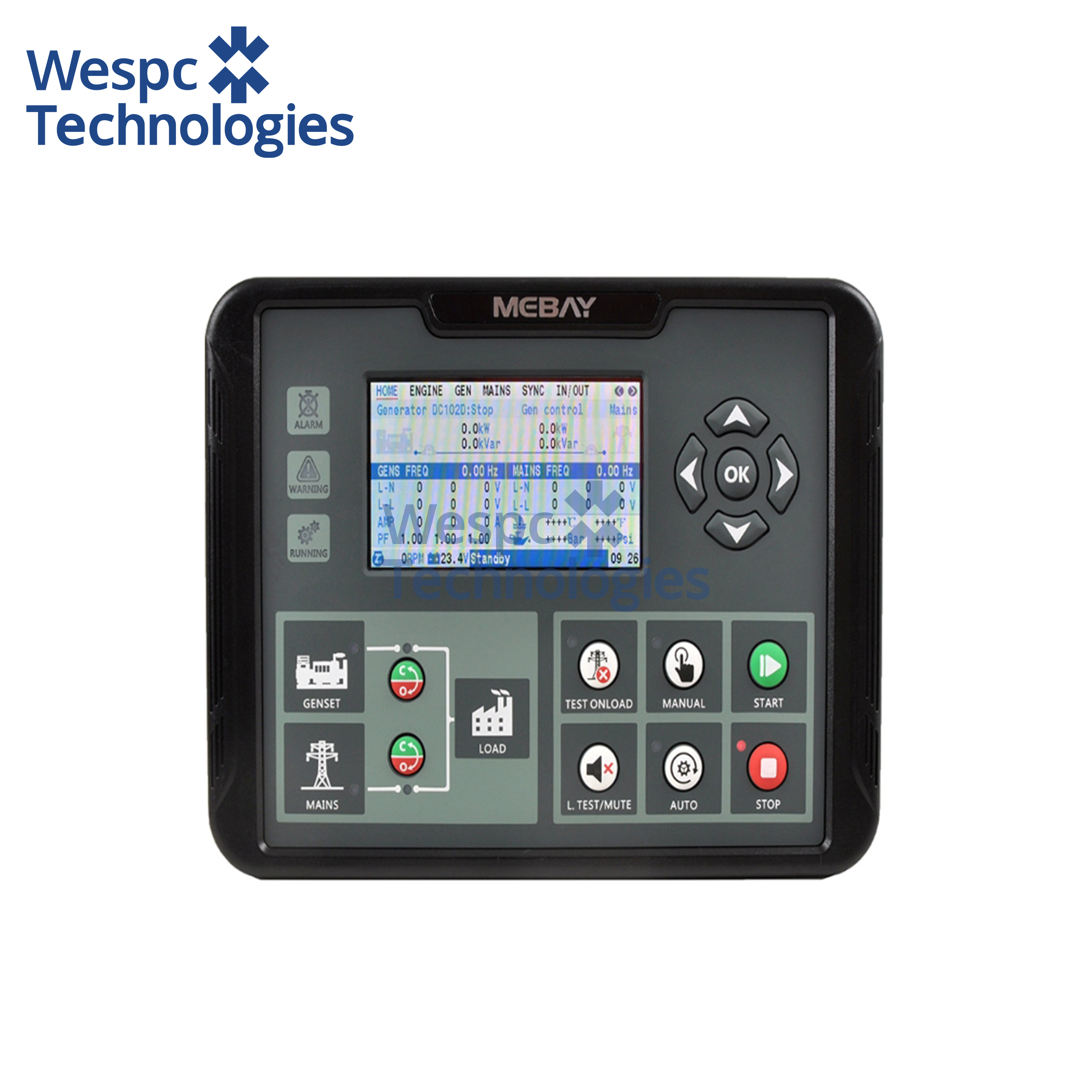 Buy cheap WESPC Original DC102D Parallel Controller Auto Mains Utility Failure Detection from wholesalers