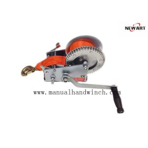 Buy cheap Color Strap 3000 Lb Manual Hand Winch Mini Manual Winch With Webbing from wholesalers