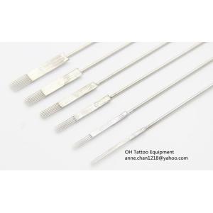 China Flat Shaders Tattoo Needles 316L Stainless Steel  E O Gas Sterilized Premium Standard Disposable Tattoo Needles on sale