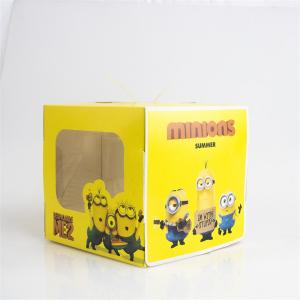 Buy cheap Recyclable Cupcake Packaging Boxes Custom Logo Handling Animated Cake Box from wholesalers