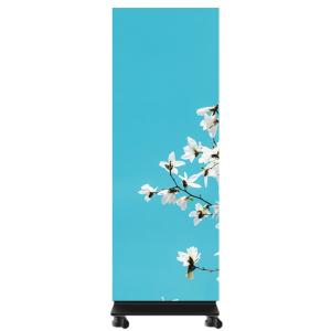 Buy cheap P0.9 LED Poster Display Ultra Thin 29.5mm Foldable Wireless Control Floor Standing from wholesalers