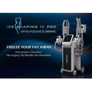 China UK hot four handles Cryolipolysis body shaping cool tech fat freezing machine with ISO Certificate on sale