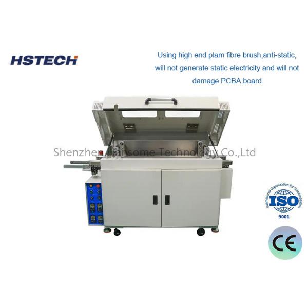 Quality Adhesive Roller and Disc Brush Single Side PCB Surface Cleaning Equipment for PCBA Boards for sale