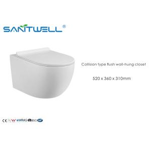 P trap Wall Mounted WC Class white ceramic material SWF325 molde