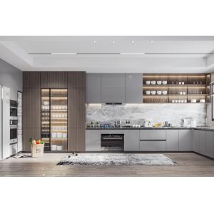 Buy cheap Modern MDF Kitchen Cabinet with High Gloss Lacquer Finish from wholesalers