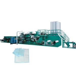Buy cheap Disposable Under Pad Making Machine with Longitudinal Folding System from wholesalers