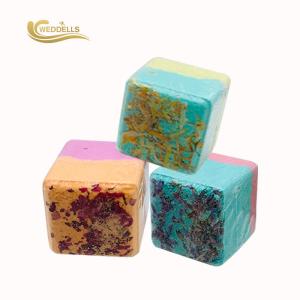 Buy cheap Dry Petals Shower Steamer Tablets , Handmade Essential Oils Eucalyptus Shower Bomb from wholesalers