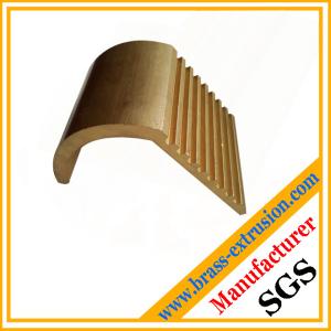 Buy cheap brass extrusion profile section with teeth product