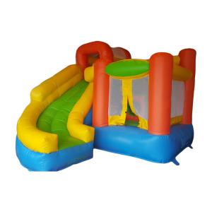 Buy cheap Inflatable Combo Bouncer With Curve Slide Trampoline House Kids Jumping Air from wholesalers