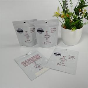 Self Stand Weed Seed Plastic k Bags Custom Printed Matt Black Foil Pouch